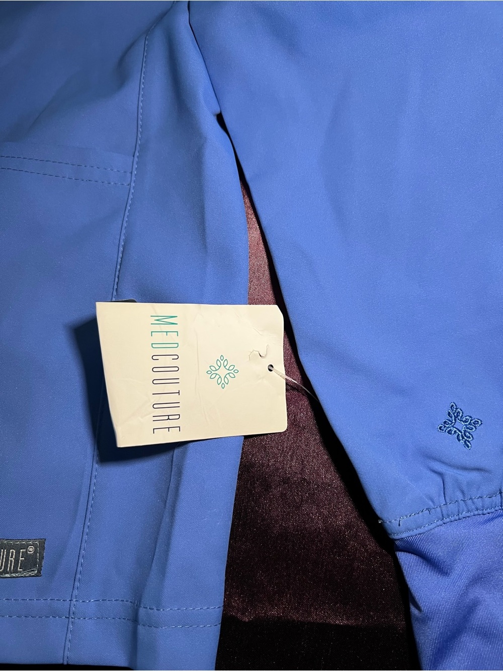 Med Couture Sky Blue Zip Jacket - Picture 2 of 4
